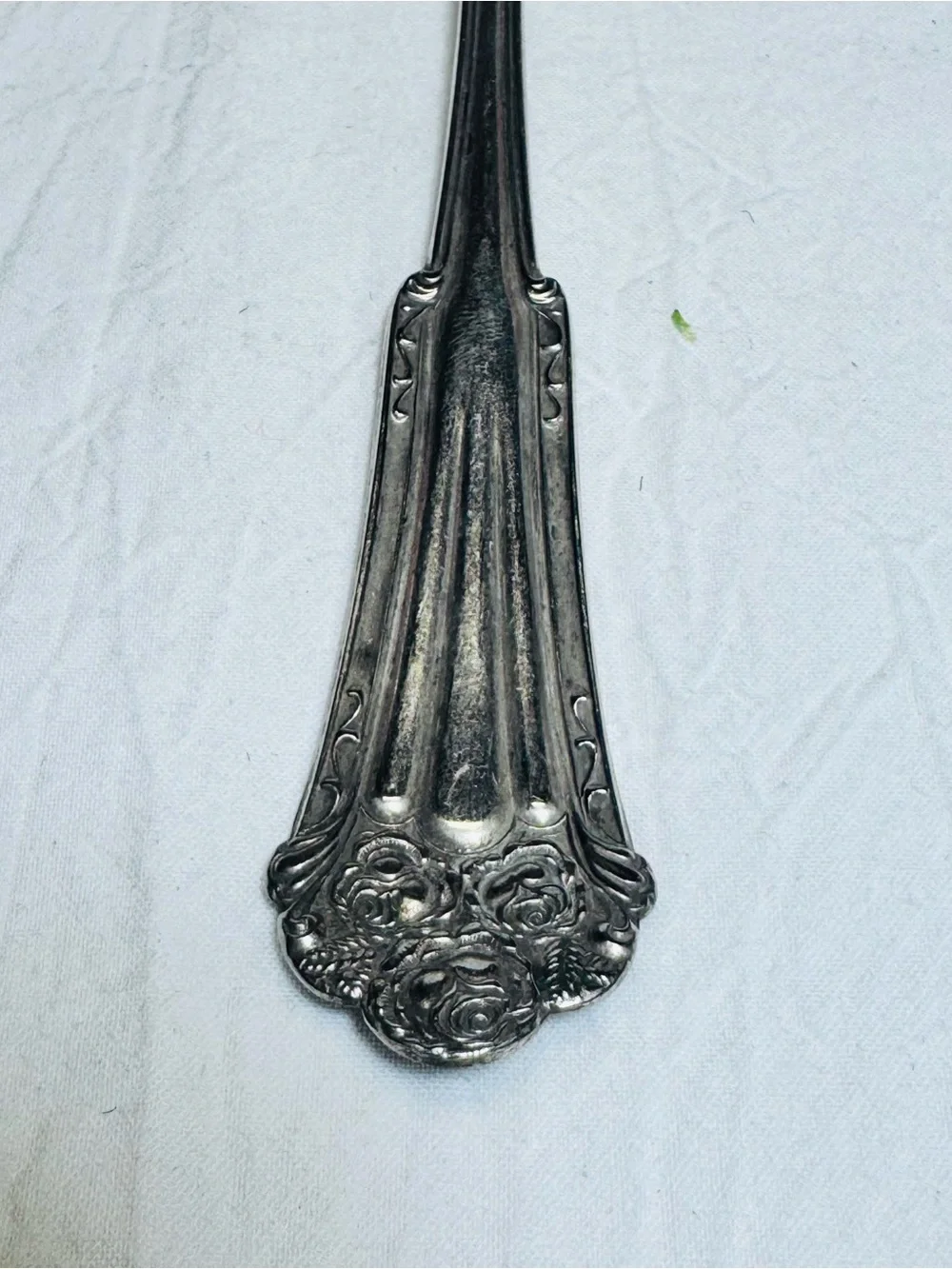 Large Spoon MSB Silverplate server Vintage Silverware 8-3/4